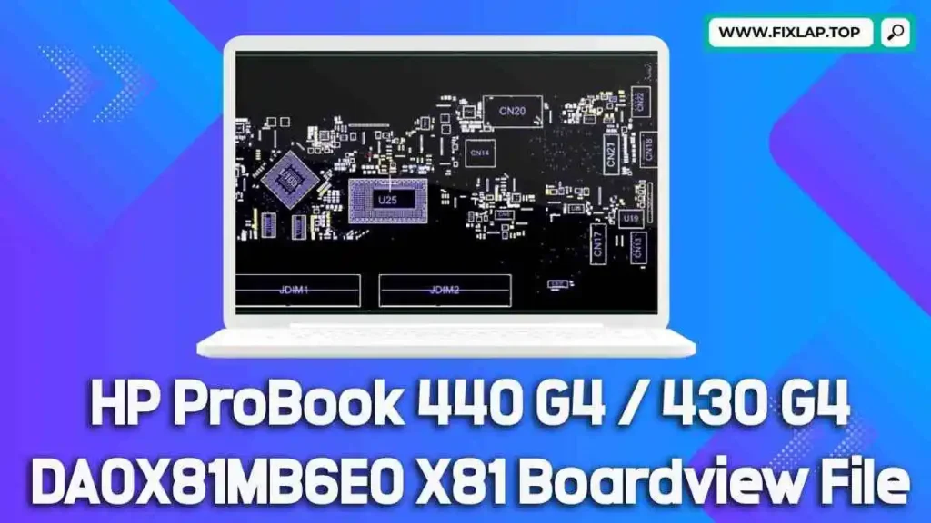 HP ProBook 440 G4 / 430 G4 DA0X81MB6E0 X81 Boardview