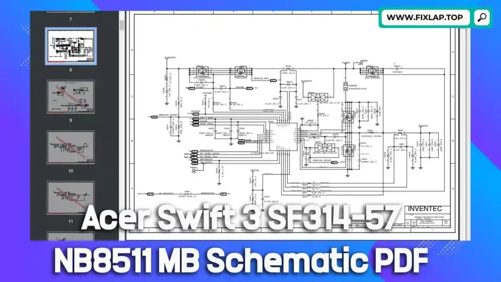 Acer Swift 3 SF314-57 NB8511 MB Schematic