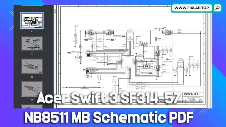 Acer Swift 3 SF314-57 NB8511 MB Schematic