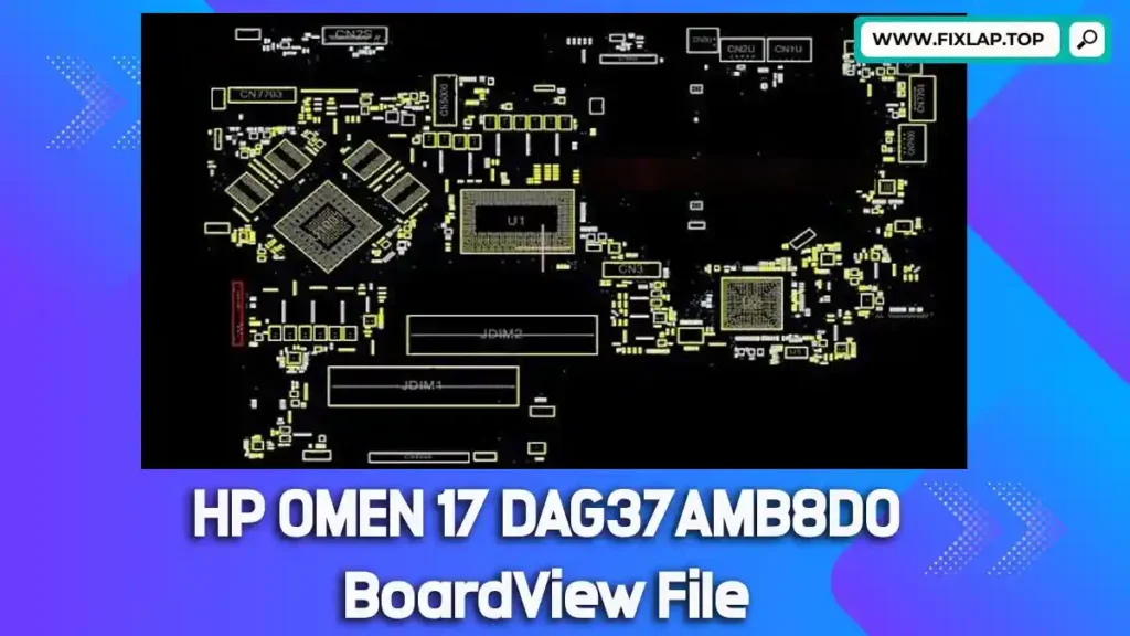 Download HP OMEN 17 DAG37AMB8D0 BoardView File Free