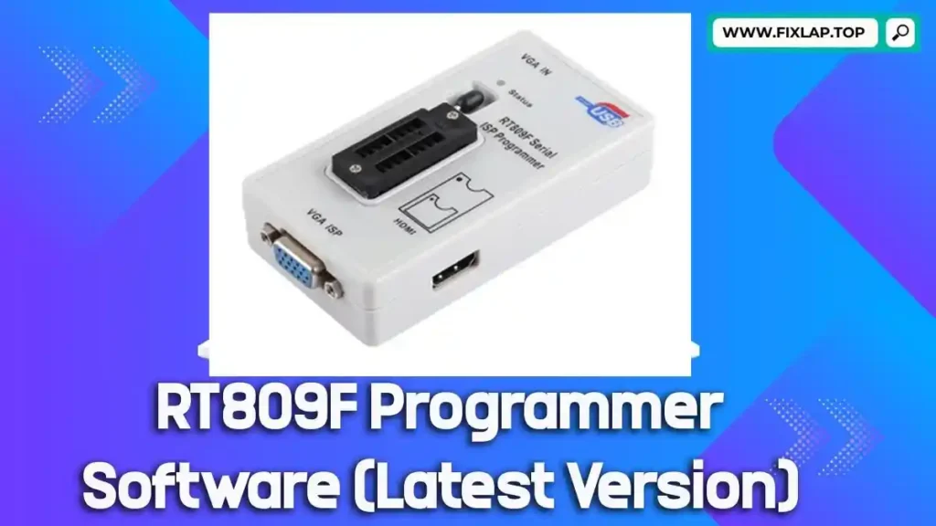 RT809F Programmer Software (Latest Version)