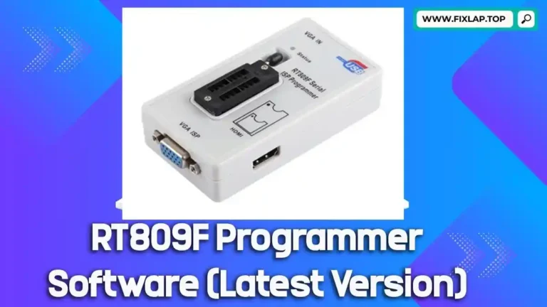 RT809F Programmer Software (Latest Version)